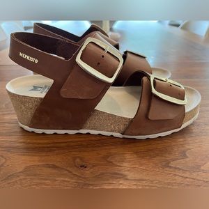 Mephisto Wedge Sandal 38